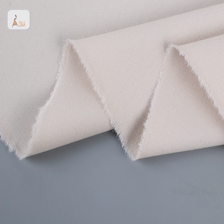 China wholesale woven fabric textile 100% cotton cloth twill fabric for garment and bag