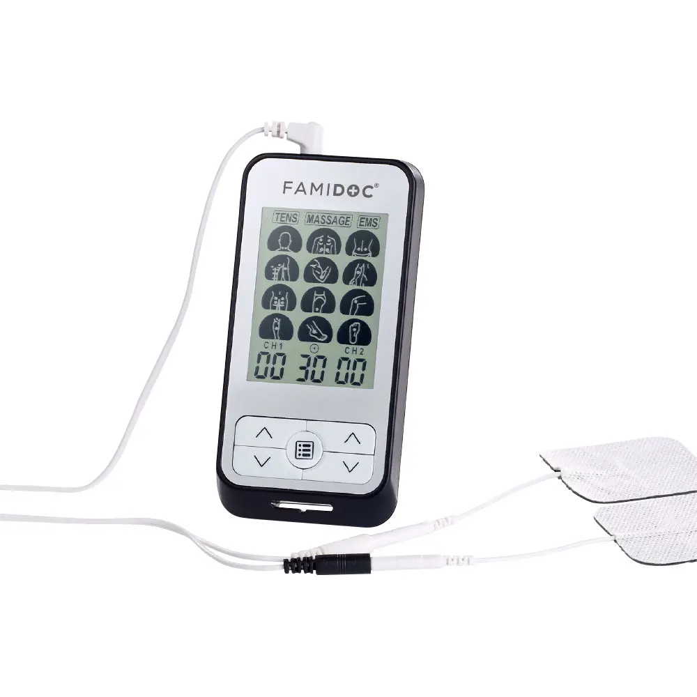 FAMIDOC Body Massage Physical Therapy Equipment Machine Massage Electronic Pulse Muscle Stimulator Tens Unit Physiotherapy
