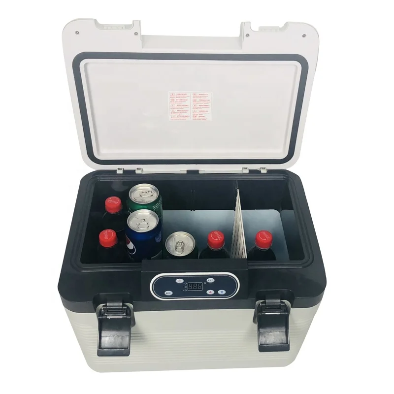 Portable compressor car fridge 12v mini freezer cooler box for camping