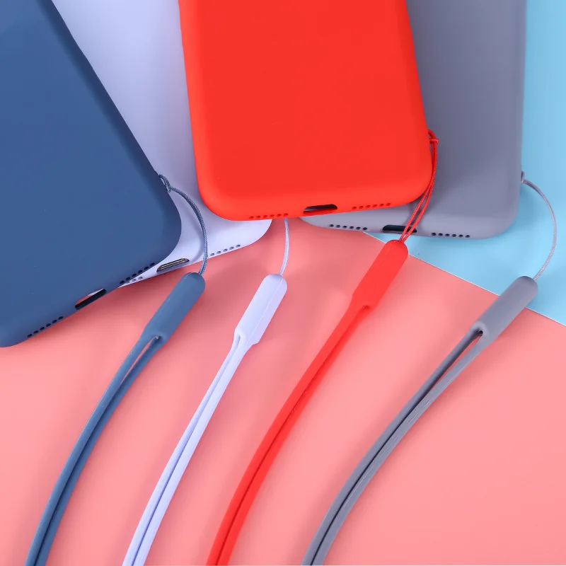 Оптовая продажа, профессиональный плоский водонепроницаемый брелок, маленький жидкий силиконовый ремешок на запястье, ремешок на руку для airтеги, iPhone, телефона, камеры