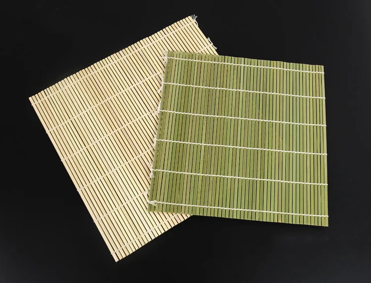 2021 Seaweed Wholesale Green Skin Home Use Desk Tool Mini Rolling Sushi Mat