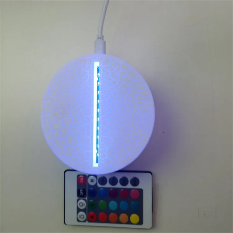 Halloween Series Led Lamp 3d Table Lamp Creative Usb Night Light Cracked Base Bedroom Decor Led Atmosphere Bedside Lamps Gift