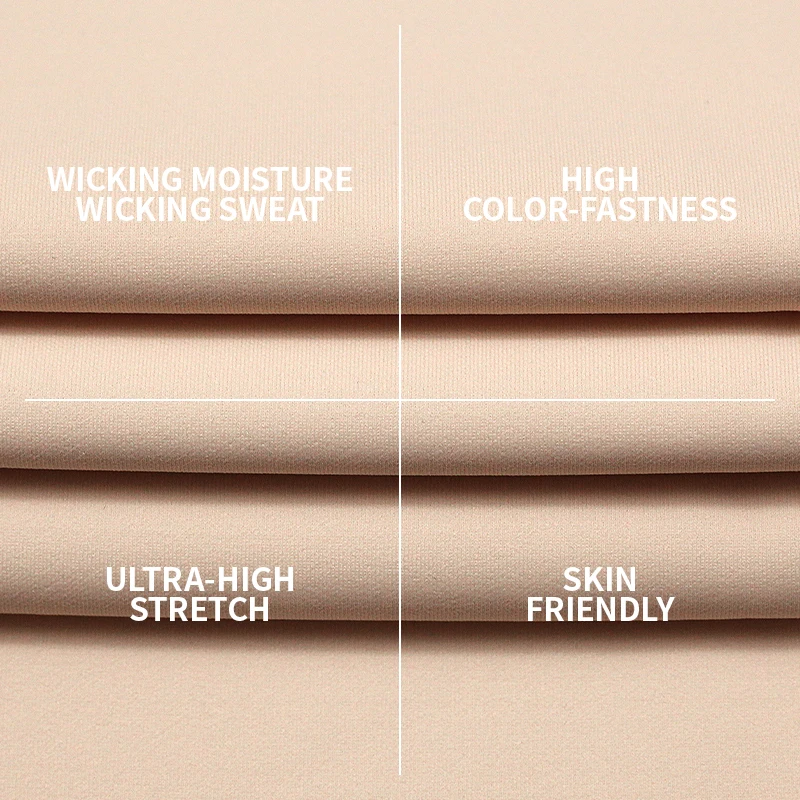 A3518 Custom printed sports coats 330gsm spandex nylon supplex polyamide fabric for sportswear