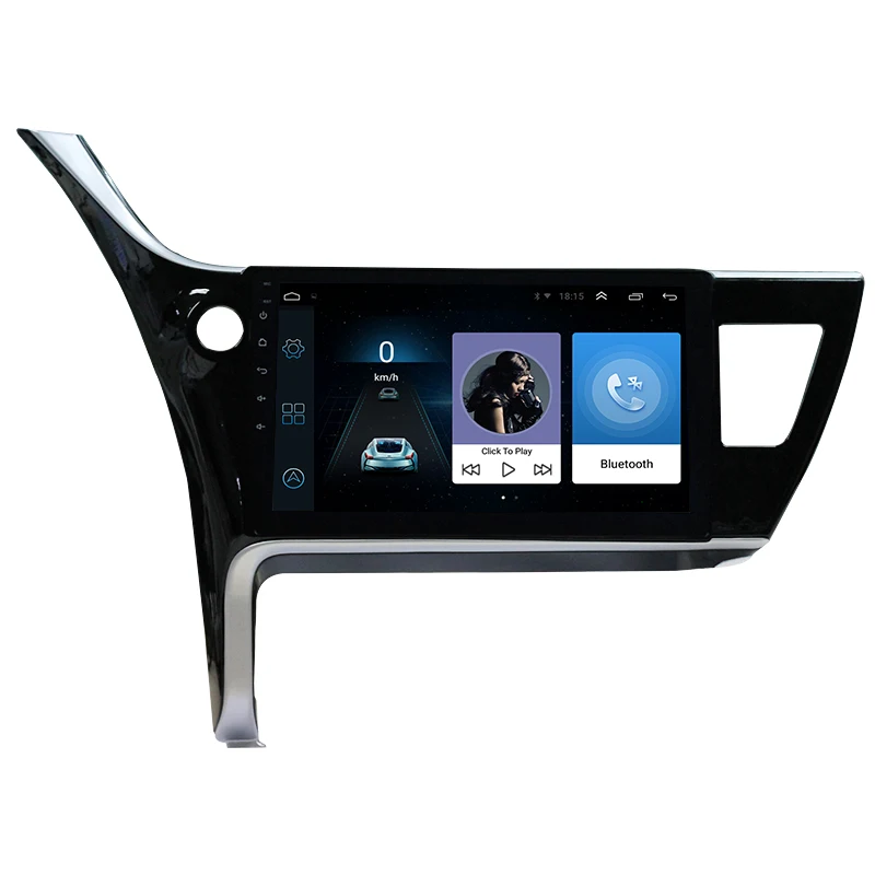 Android car radio gps navigation auto 2 din 10 inch car dvd player For Toyota Corolla left 2017 2018 2019