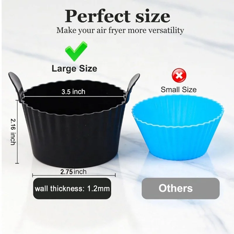 New Product Ideas 2024 Home And Kitchen Colorful Air Fryer Silicone Baking Cup Egg Boiler Cup Egg Poacher