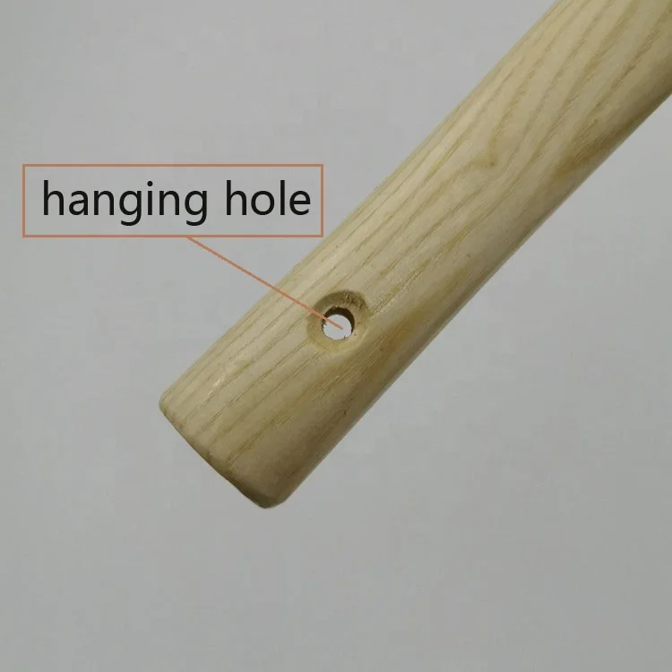 high quality Carbon steel  digging hoe with  wooden handle for children