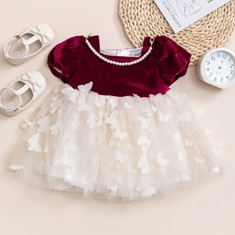 2024 New Arrivals Kabeier Baby Boy Clothes Brother Sister Matching Outfit Rompers Dress Performance Photo Party Newborn Gifts