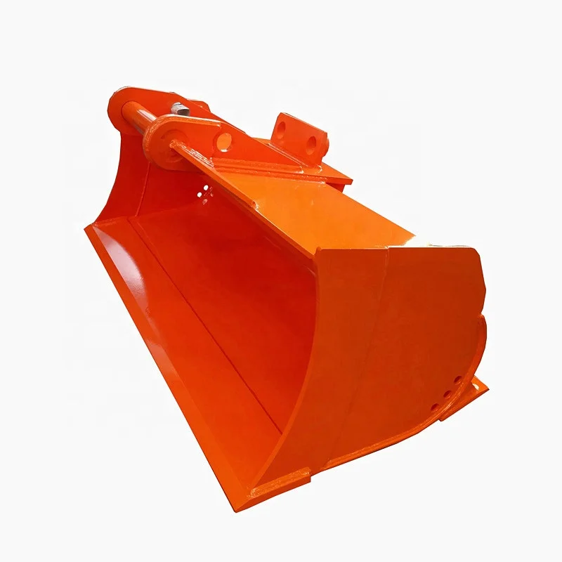 Standard mud bucket with MS08 coupler plate for Hitachi ZX135 excavator wide bucket