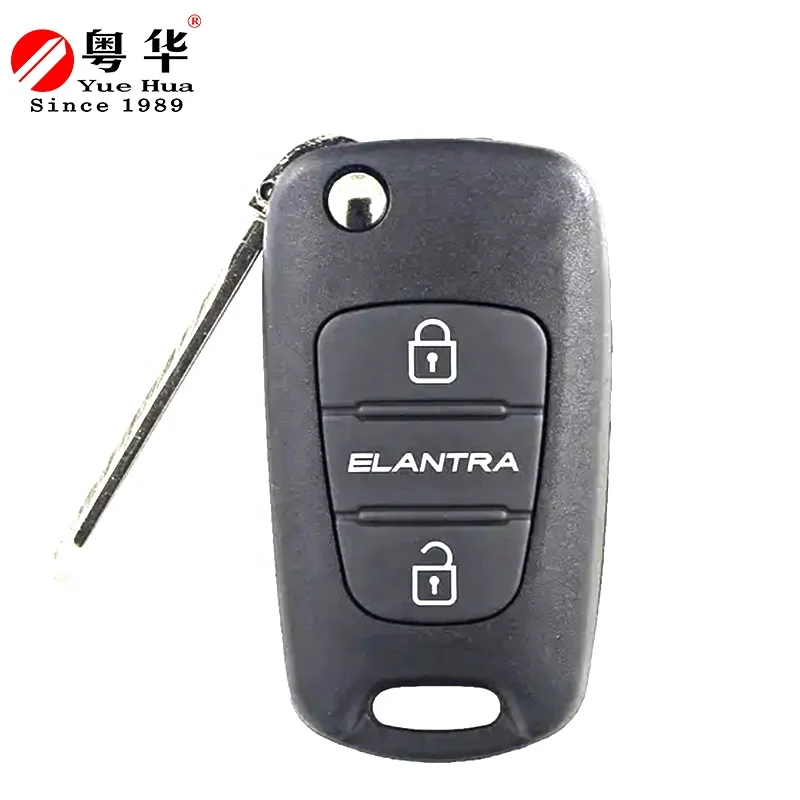 3 Button Flip Remote Auto Car Key Shell For Hyundai I20 I30 IX35 I35 Accent Solaris Elantra santa fe For cerato ceed
