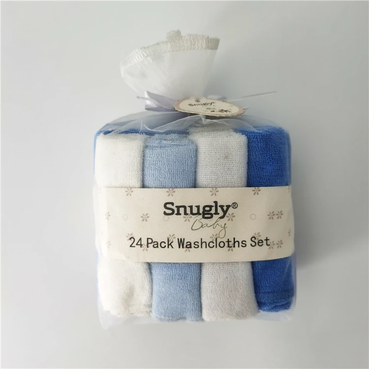 
24Pieces Extra Soft And Ultra Absorbent Bath Cloth Soft Washcloths Baby Set For Gift Home Hotel Kitchen Sports 