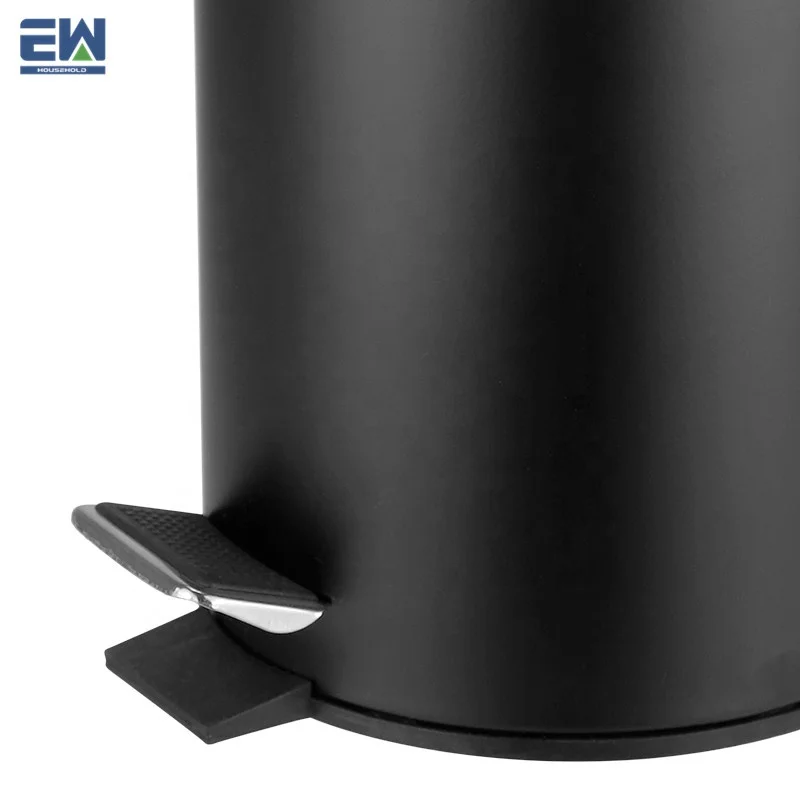 Housewares bathroom clean and tidy accessories sets modern pedal bin wholesale price fine quality pedal rubbish bin