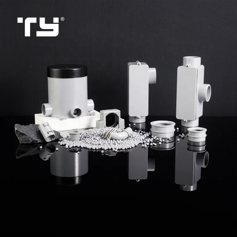 ASTM Certificated ETL Listed UL651 Insulating Electrical Conduit System PVC LB Conduit Body 1/2 to 3 Inch