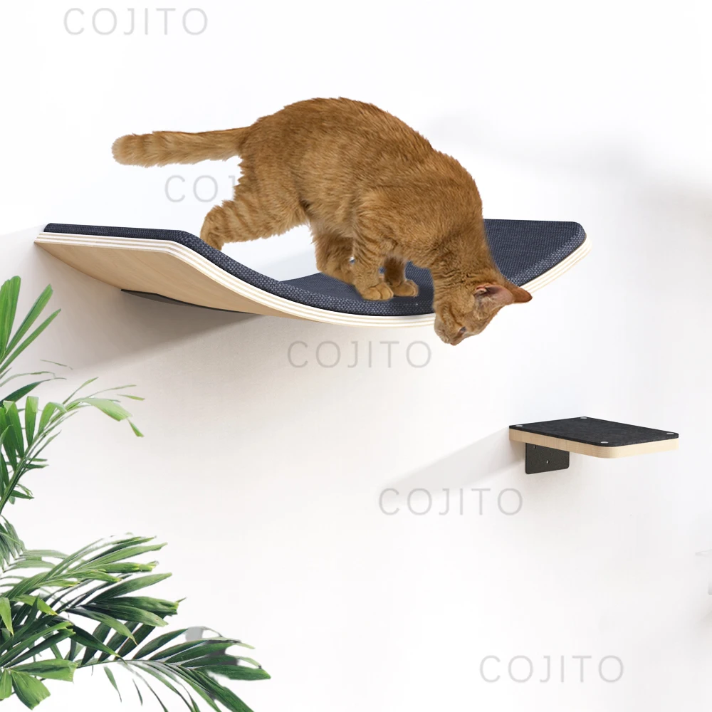 Hot selling cat tree for cat shelves Hanging platform diving platform and cat wall shelves