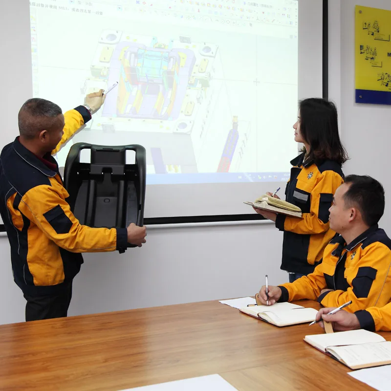 Plastic injection mould parts Enhanced Protection and Aesthetic Appeal two-color Molded Enclosure Ultrasonic Flaw Detectors