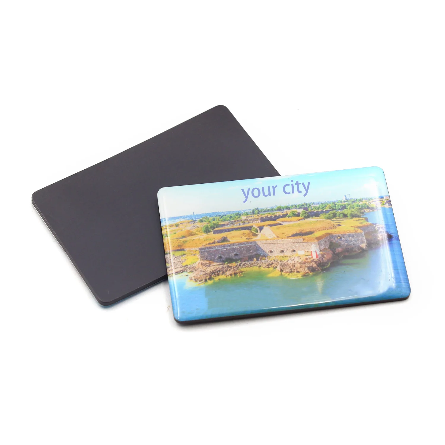 Custom Photo Design Clear Dome Epoxy Fridge Magnets Printed Your Own Design Ocean Epoxy Magnets