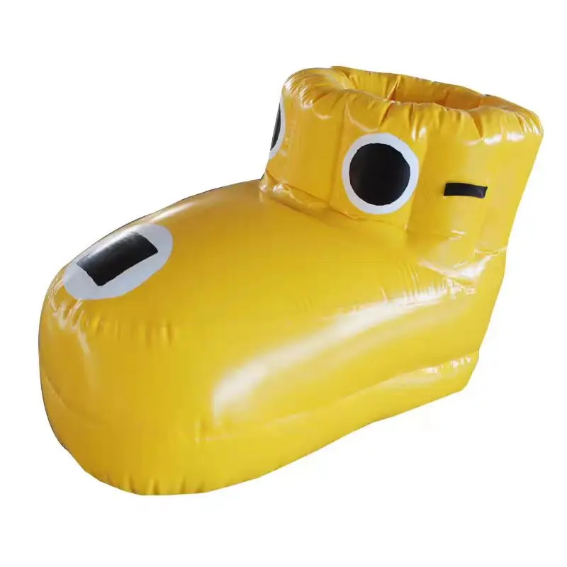 Giant inflatable shoes Fun team building Interactive Game Best outdoor inflatable games for team building moon jump shoes