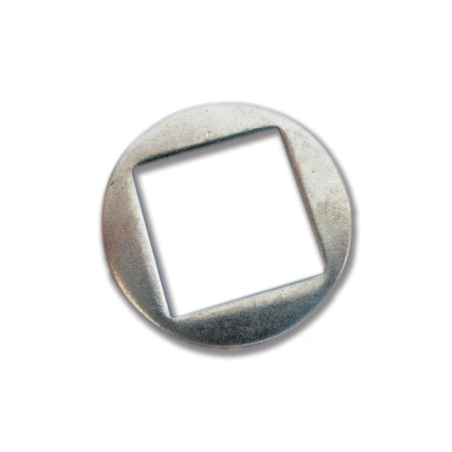 Stainless Steel 304 DIN440 Flat Round Washer with Square Hole M5-M22