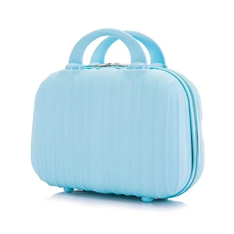 Extra Large Pink Cotton Barrel Cosmetic Pencil Case Organizer ABS Zipper Cartoon Storage Solution Skincare Makeup Products