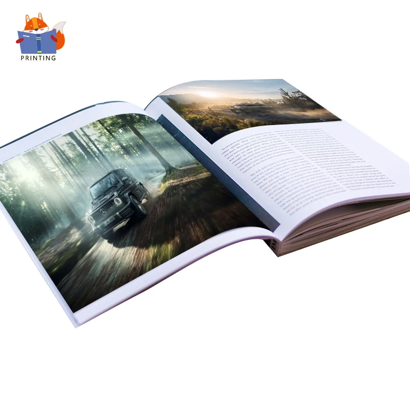 Китайский Печатный завод изготовленный на заказ поставщик автомобильного журнала буклет каталог идеальная переплетная бумага упакованная Мягкая обложка