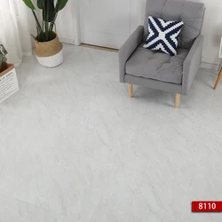 Flooring Distributors Quality Cooperation Factory 12 * 12 Marble Style Dry Back LVT Flooring Self Adhesive PVC Flooring