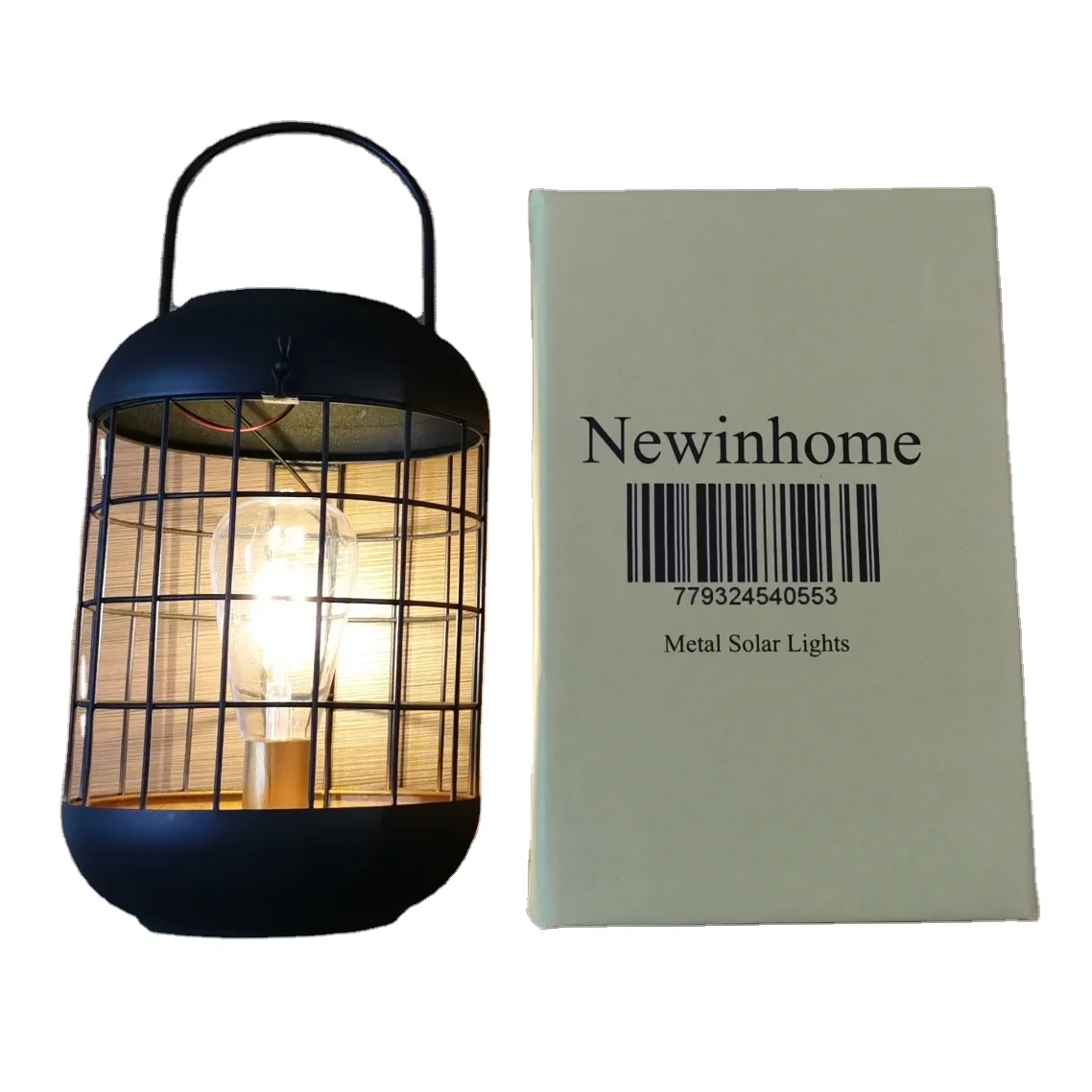 
Newinhome US Solar Lantern Lights Outdoor Led Lamp Decoration Garden Light 