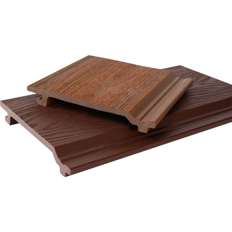 155*20Mm Wood Grain Exterior Facade Composite Wall Cladding Panels