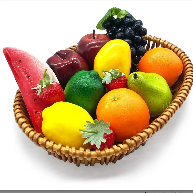 China supplier realistic cheap decorative artificial fruit wholesale