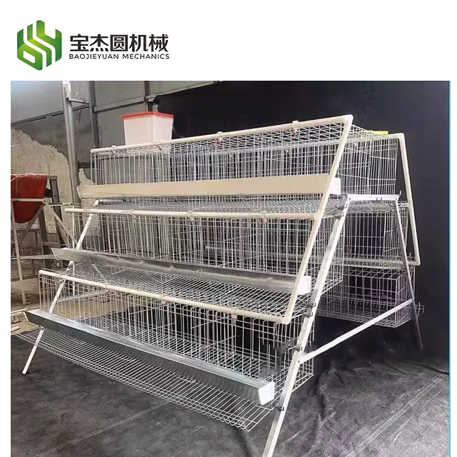 automatic a type galvanized battery chicken cages/chicken coops for egg chicken laying/battery poultry laying hens, layer cages