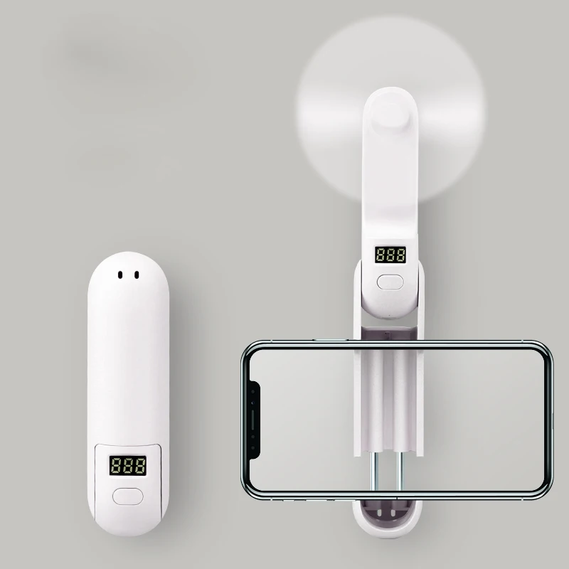 Новинка 2022 многофункциональный портативный Usb мини-вентилятор 3 в 1 маленький настольный электрический вентилятор складной ручной с внешним