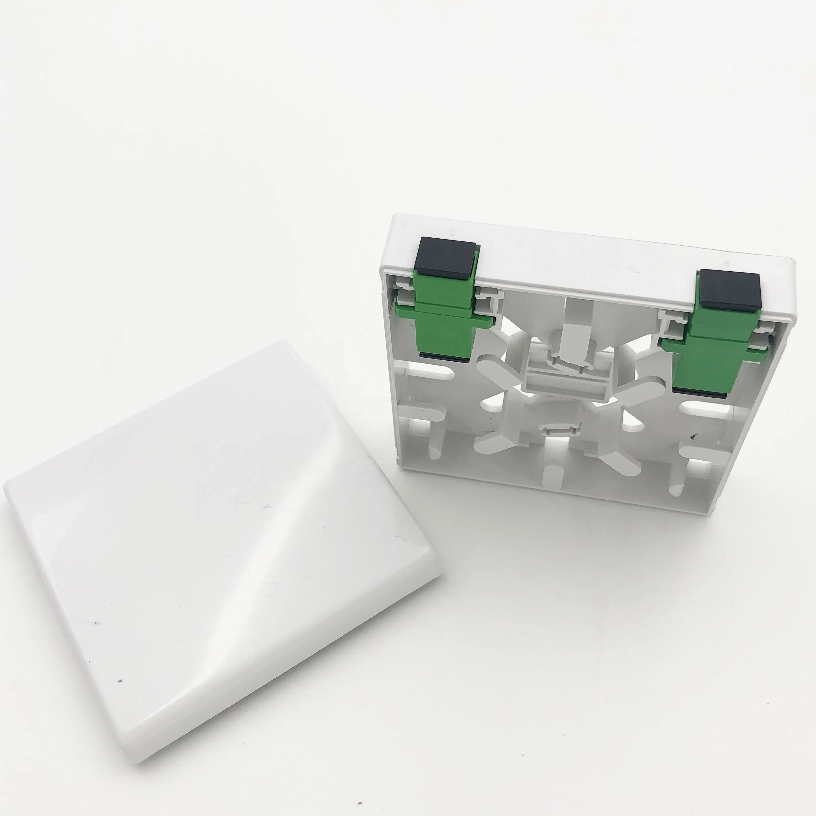 86 Fiber Panel Box Fiber Optic Terminal Junction Box SC Type Panel Fiber Box ABS Plastic Waterproof Dustproof