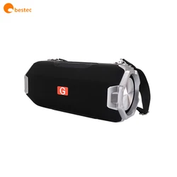 Wireless Rechargeable BT Speaker Stereo Subwoofer Audio Boombox Music Smart Portable Speakers with USB/AUX/TF function