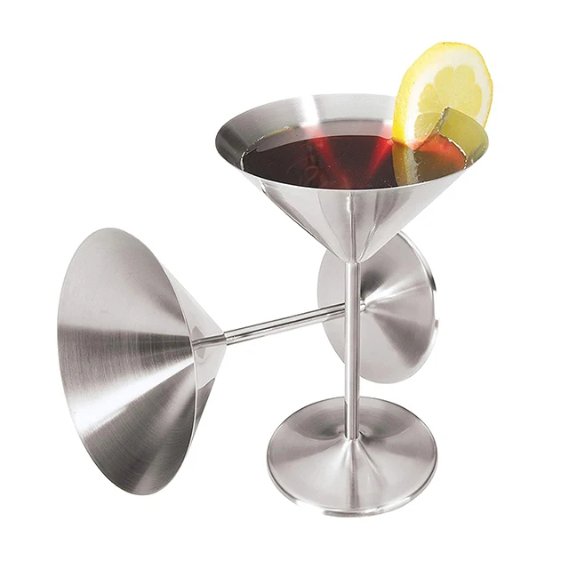 
Stainless Steel Martini Cocktail Glass 