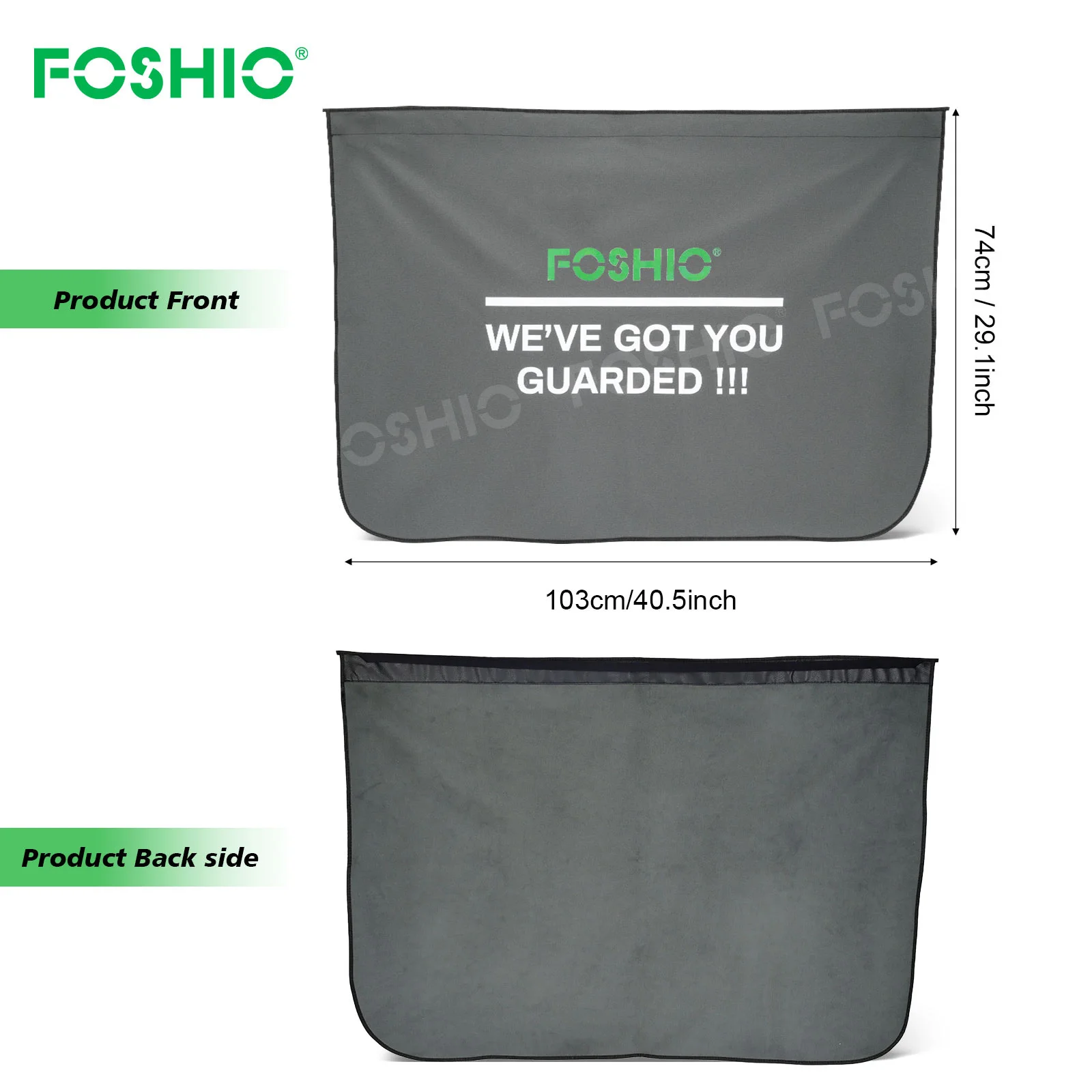 Foshio New Design Magnetic Waterproof Window Tint Tool Cars Door Dask Panel Cover Magnetic
