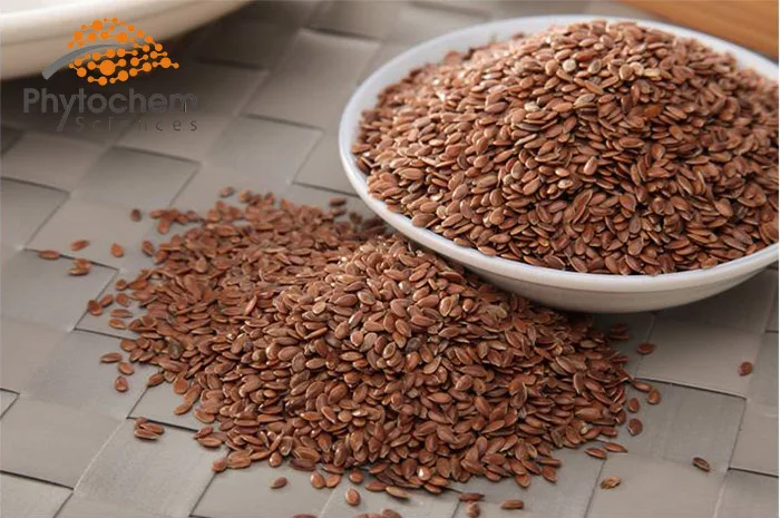 High quality best price Linum usitatissimum L. 20% Lignans  by HPLC Use part: Seed Flax Seed Extract