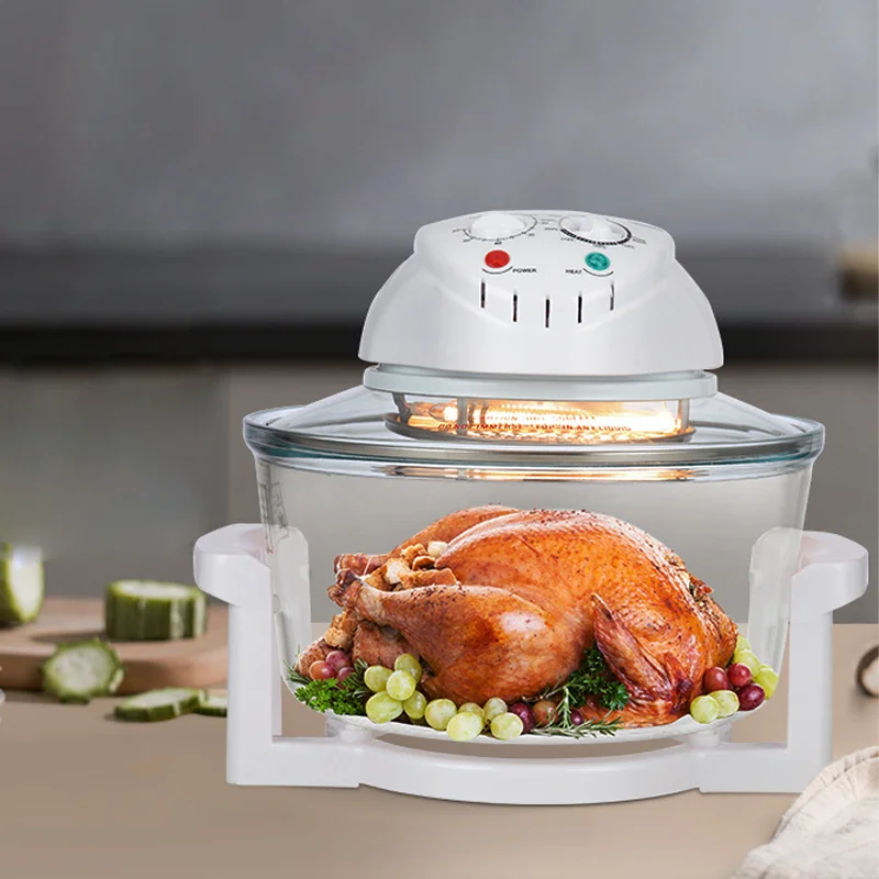 Hot Selling Air Fryer Oven 12L Botton Control 11 Pre-Set Cooking Manual Cook and Bake Quickly Stainless Steel Air Fryer
