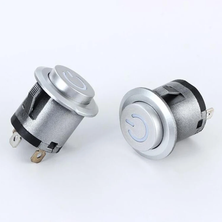 Ds-22 paint self-locking power switch computer car start button switch buggy button start switch