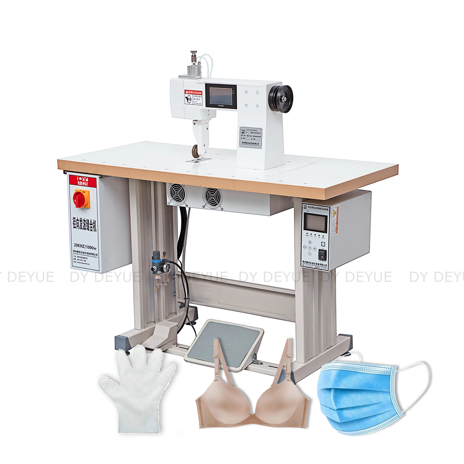 DY Multifunction Easy Operate  1000W 20KHZ Radial Vibration Underwear Making Machine Can Customized For Sale