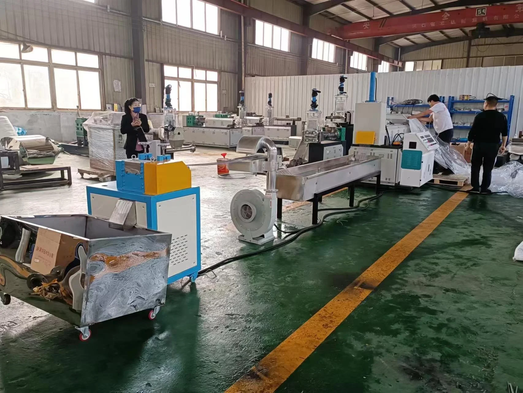 PP PE LDPE Plastic  Film  Recycling  Machine