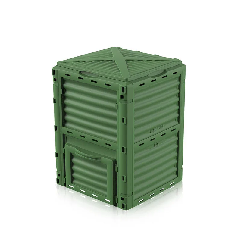 Compost Bucket Garden Nursery 300L Garden Deciduous Plastic Compost Box Fertilizer Fermentation Box Waste Compost