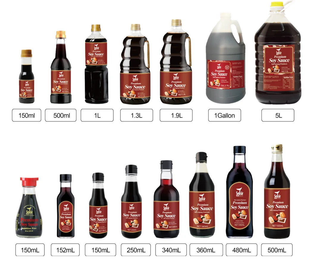 pack in drum or bottle hot selling 1000L  japanese gluten Free  light soy sauce