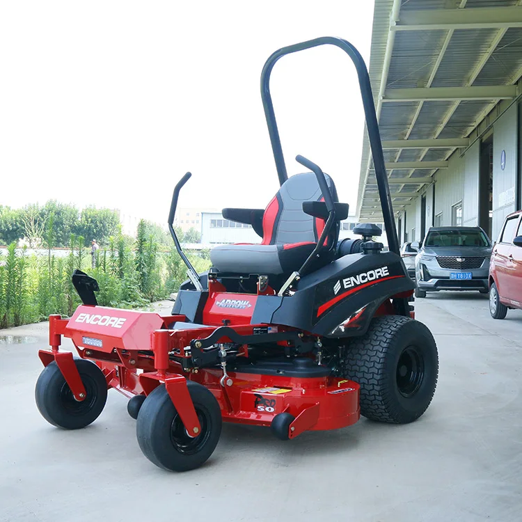 Commercial Grade 50-Inch Encore Brand Zero Turn Lawn Mower 27HP Petrol Electric Power Industrial DIY Riding Mowers Grass