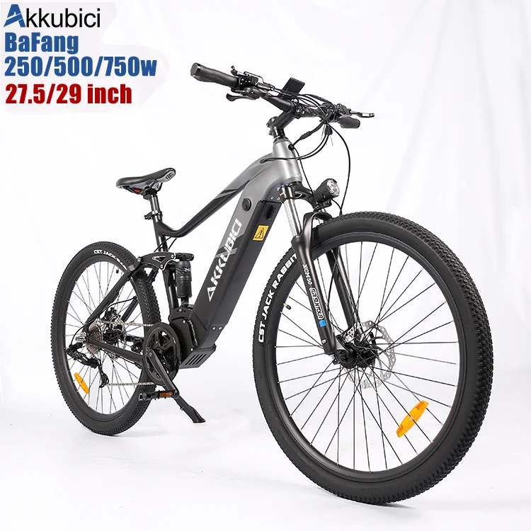 Akkubici mtb mountain 250 500 750 watt e-bike 27 zoll eu warehouse