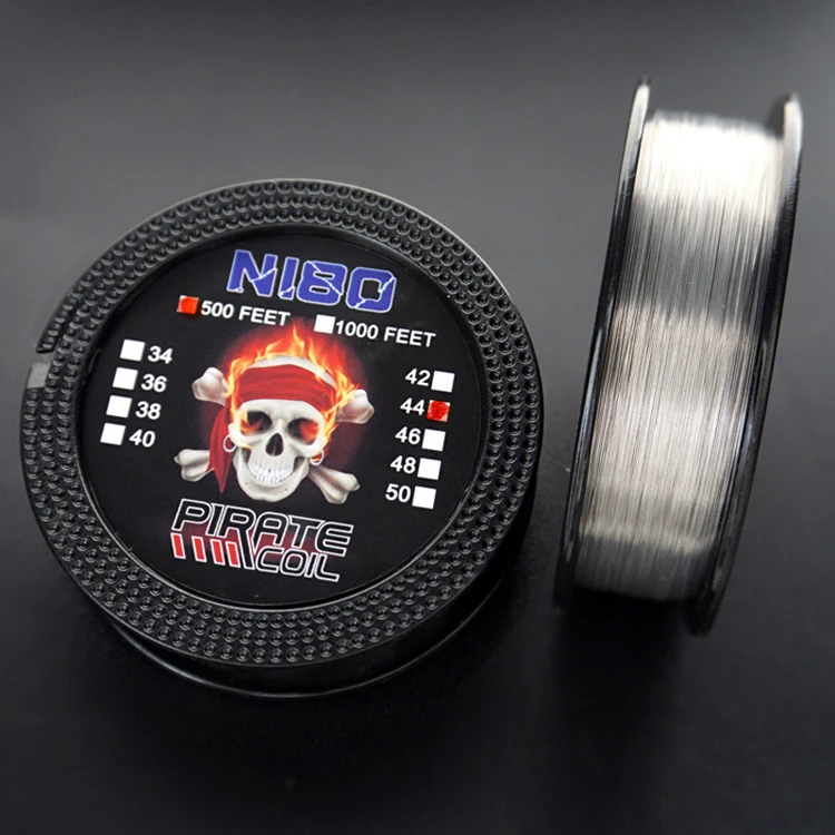 Ecig resistance wire nichrome awg 34 36 38 40 42 44 46 48 50 gauge vaping wire ni80 vape round wire rod coil 500ft