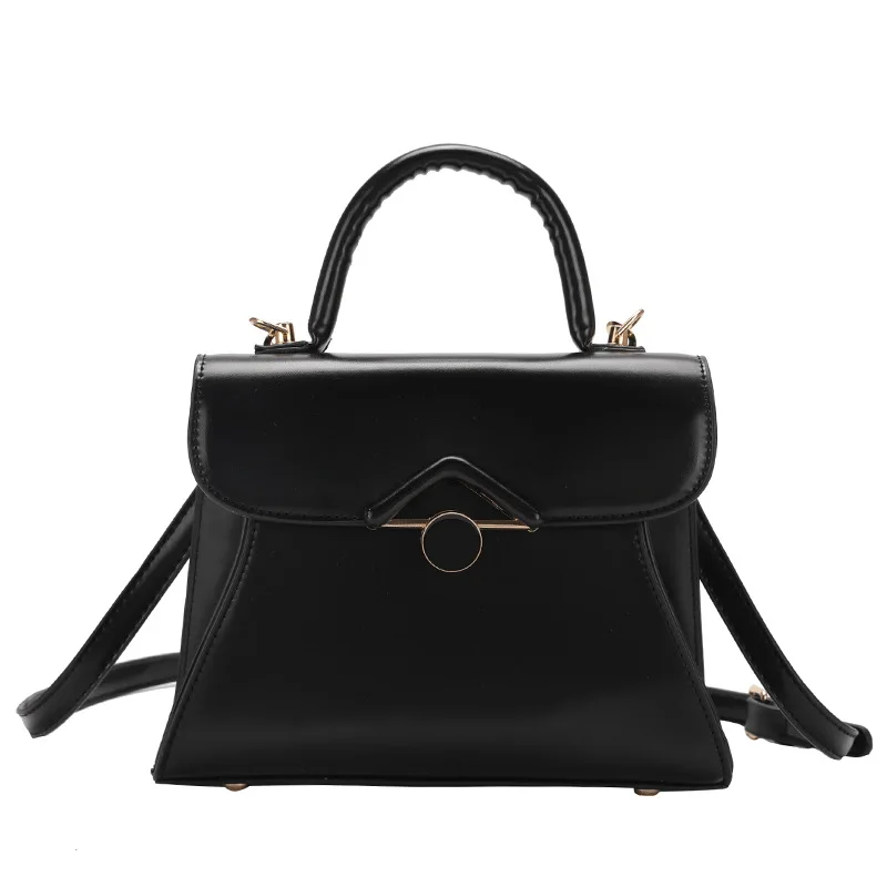 Sacs à bandoulière simples en cuir pu pour femmes, mode européenne, nouveau style, 2021