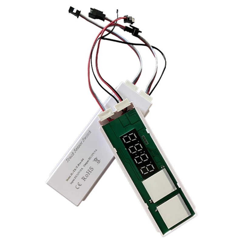 Anti-fog Touch Switch Time Temperature Display 60w Smart Touch Switch For Bathroom Mirror