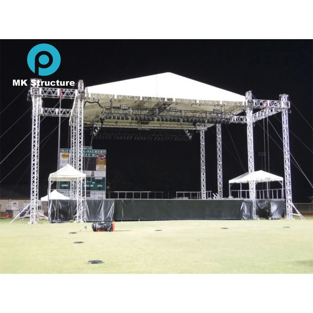 Black aluminum 5ft 6ft 8ft 9ft 10ft 12' LED Screen Display Audio DJ Concert Event Stage Lighting Square Box Screw Bolt Truss