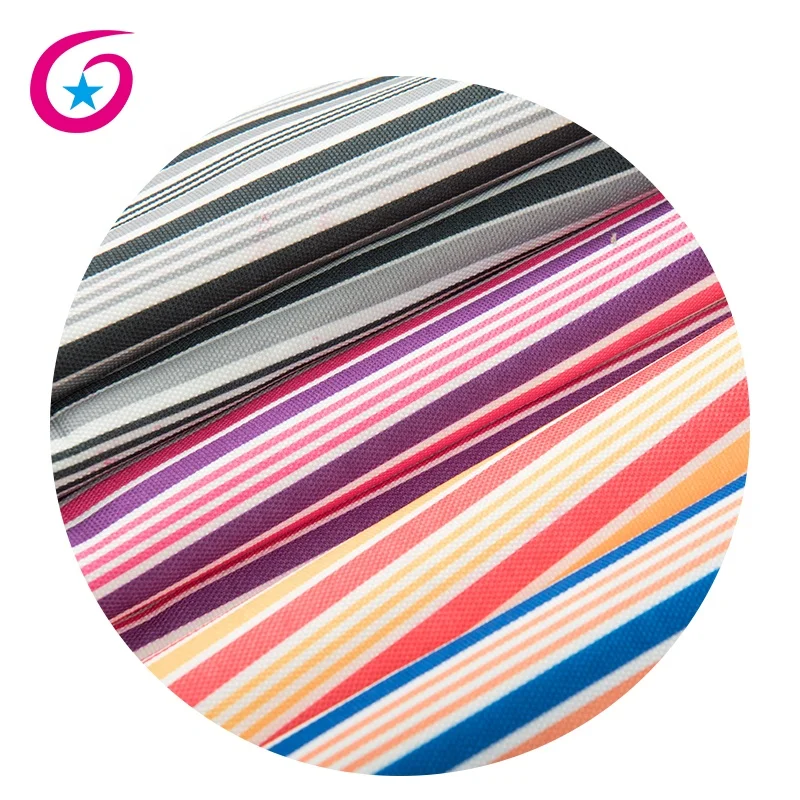 Customized pattern 100% polyester printed RPET canvas fabric