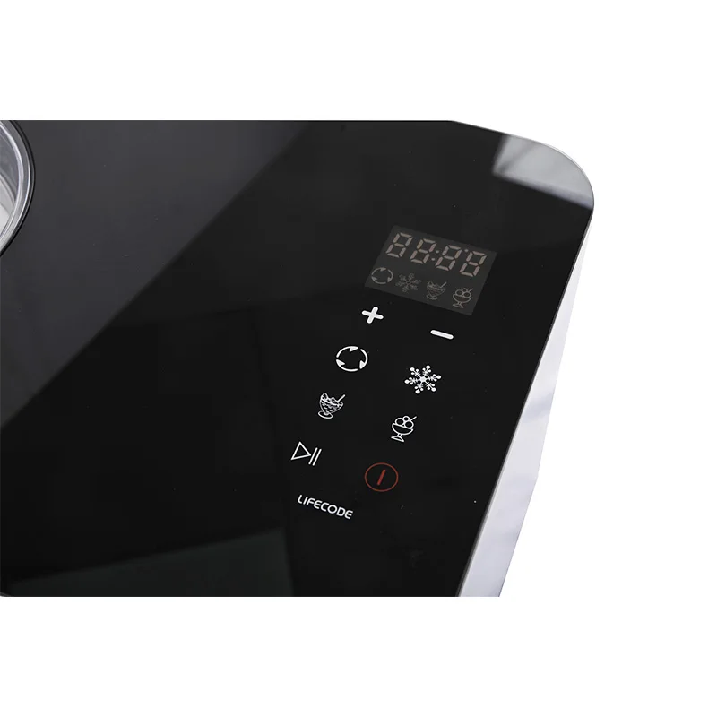Top Quality Light Duty 1.5L Home Use Self Chilling Ice Cream Maker Machine Soft And Hard Taste With Compressor