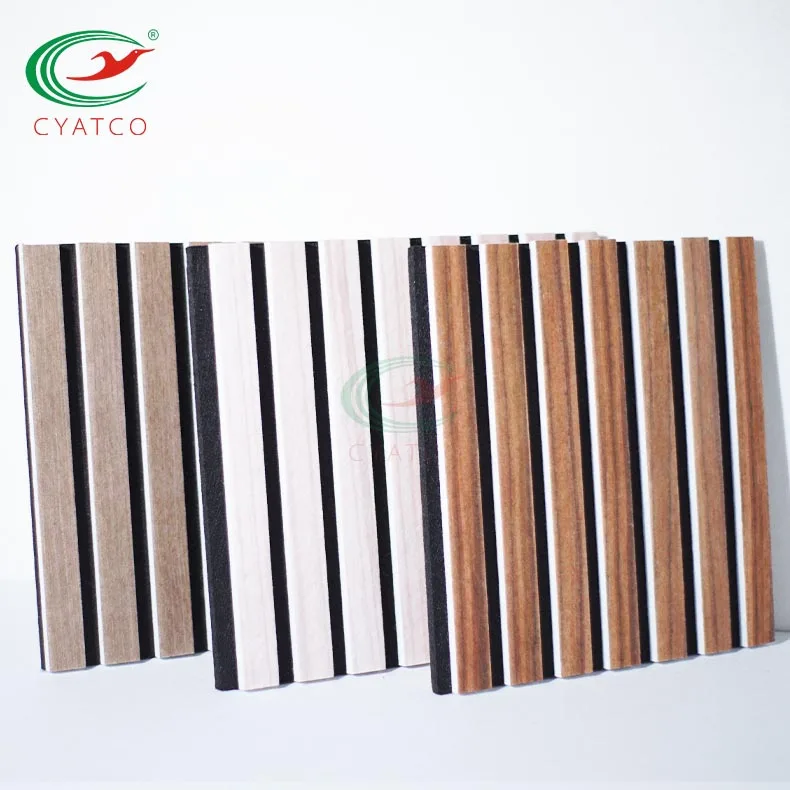 GoodSound High density acoustic panels polyester Sound absorbing board self adhesive soundproof with adhesive backing