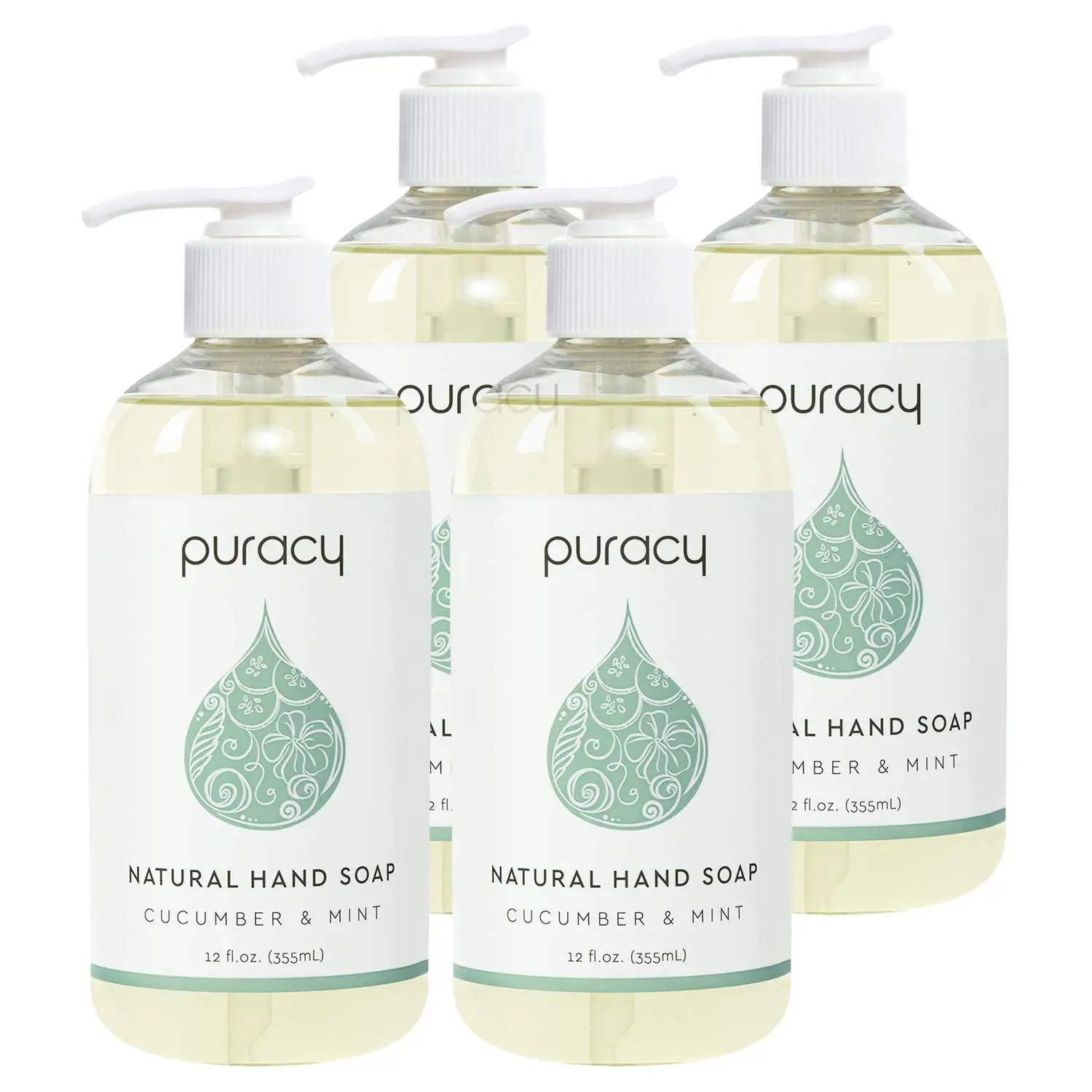 Натуральное Антибактериальное Жидкое мыло для рук Puracy